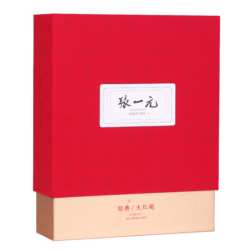 张一元茶叶乌龙茶大红袍礼盒装（清享）武夷岩茶（大红袍）160g